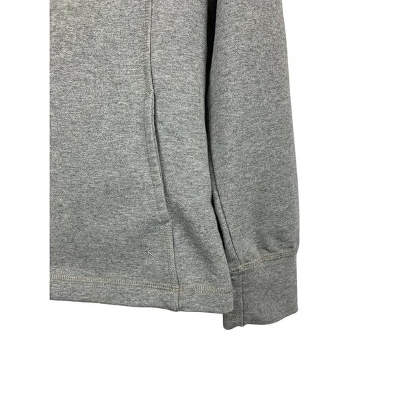 Danskin Now Gray Full-Zip Jacket L/G 12-14 Cotton Blend Womens Activewear - Picture 4 of 6